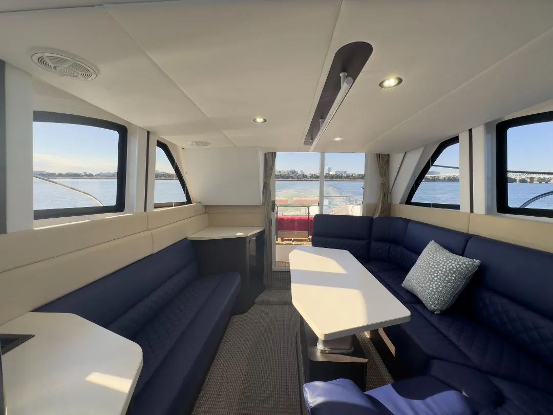 絶景を独占！開放的なキャビン