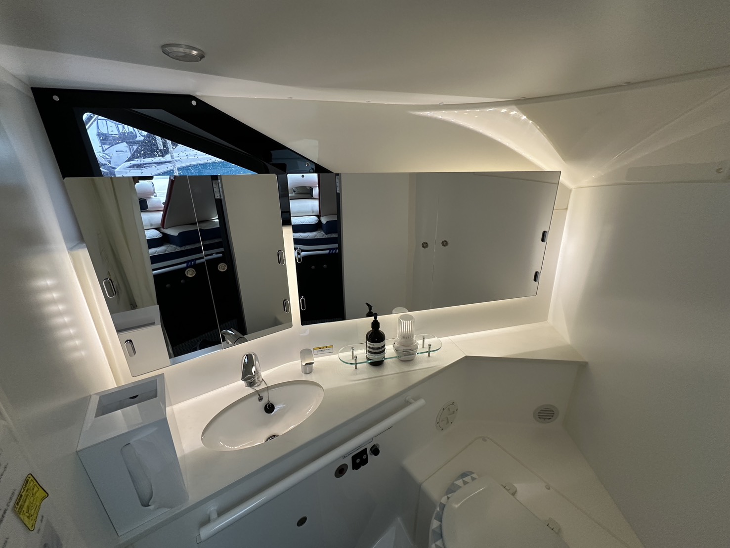 Clean and bright bathroom